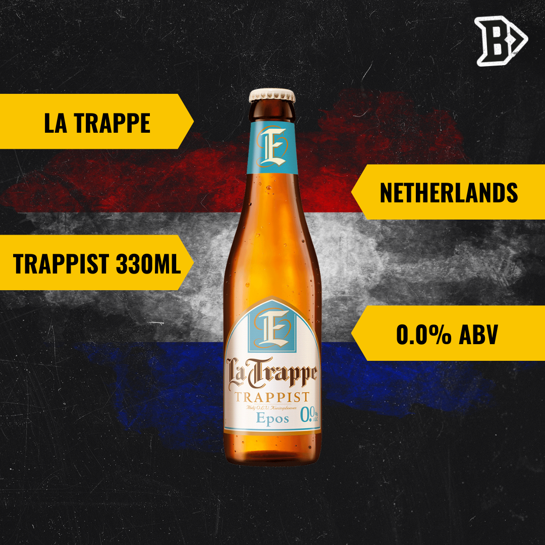 La Trappe Epos Alcohol Free Trappist Beer - 0.0% ABV (12 Pack)