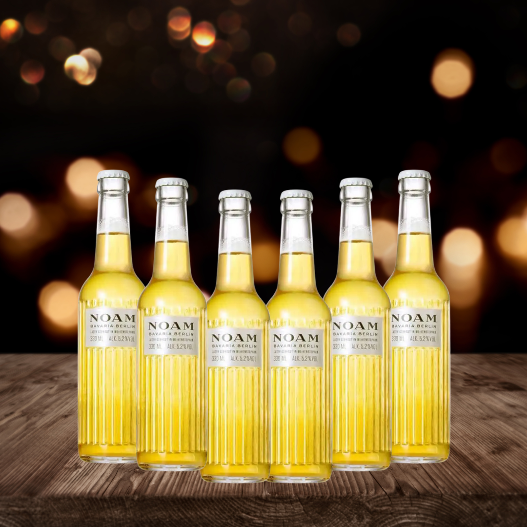 NOAM Bavarian Premium German Lager 340ml Bottles - 5.2% ABV