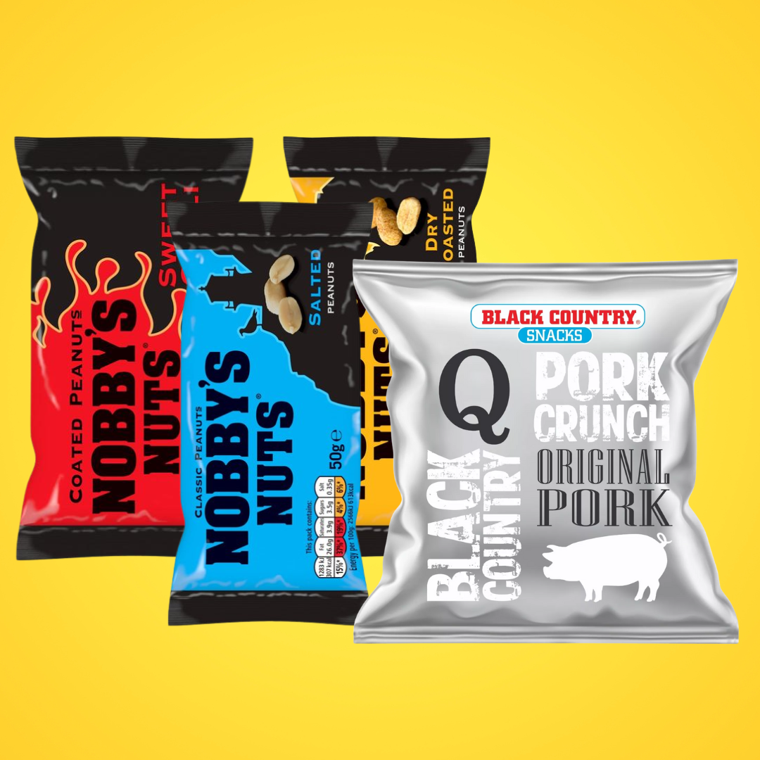 Nobby's Nuts and Q Pork Scratchings Snack Pack