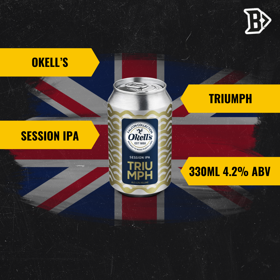 Okell's Isle of Man Session IPA 330ml Cans - 4.2% ABV (12 Pack) - BEERHUNTER