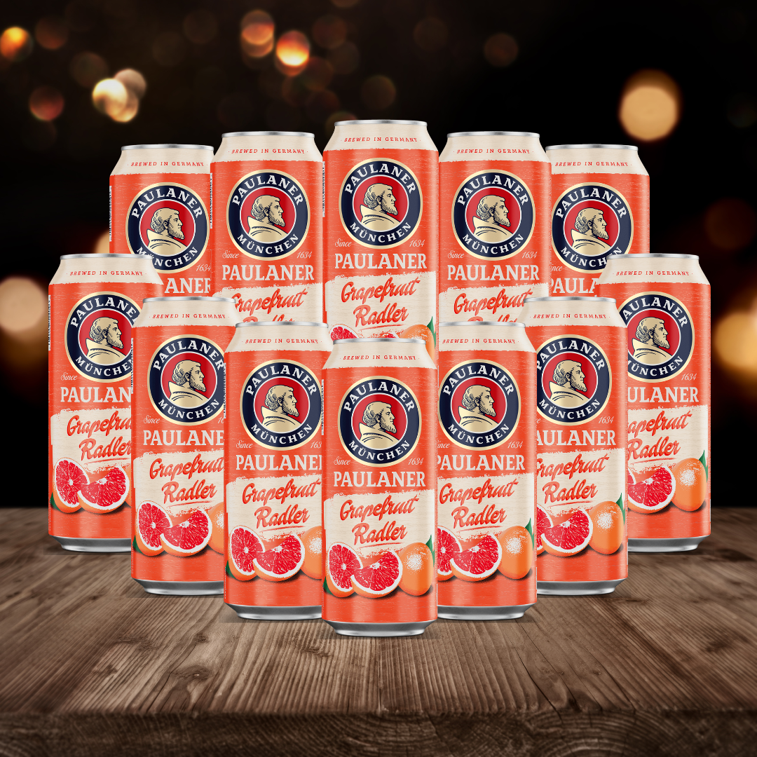 Paulaner Grapefruit Radler 500ml Cans (12 Pack) - 2.5% ABV