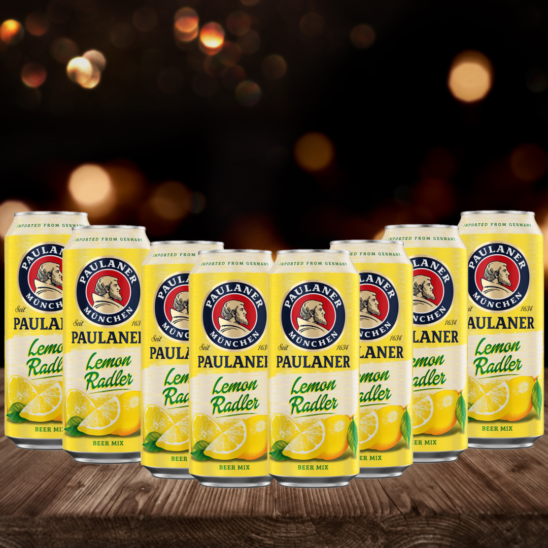 Paulaner Natur Lemon Radler 500ml Cans (Multipack) - 2.5% ABV