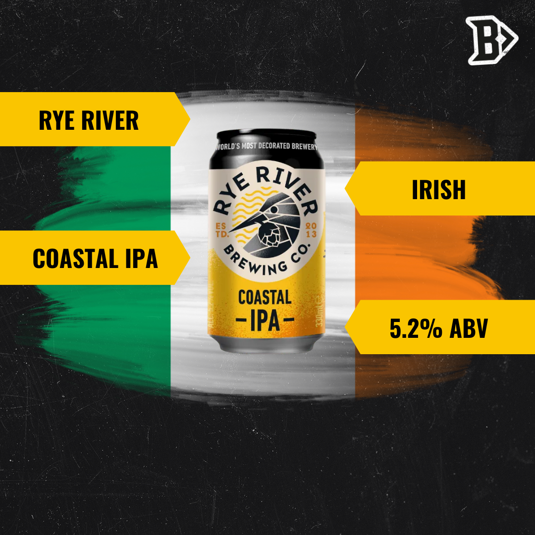 Rye River Coastal IPA 330ml Cans - 5.2% ABV (12 Pack)