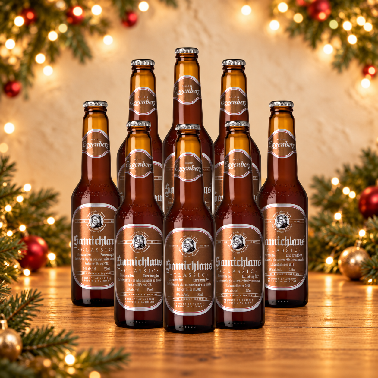 Samichlaus Classic Bier 330ml Bottles - 14% ABV (8 pack)