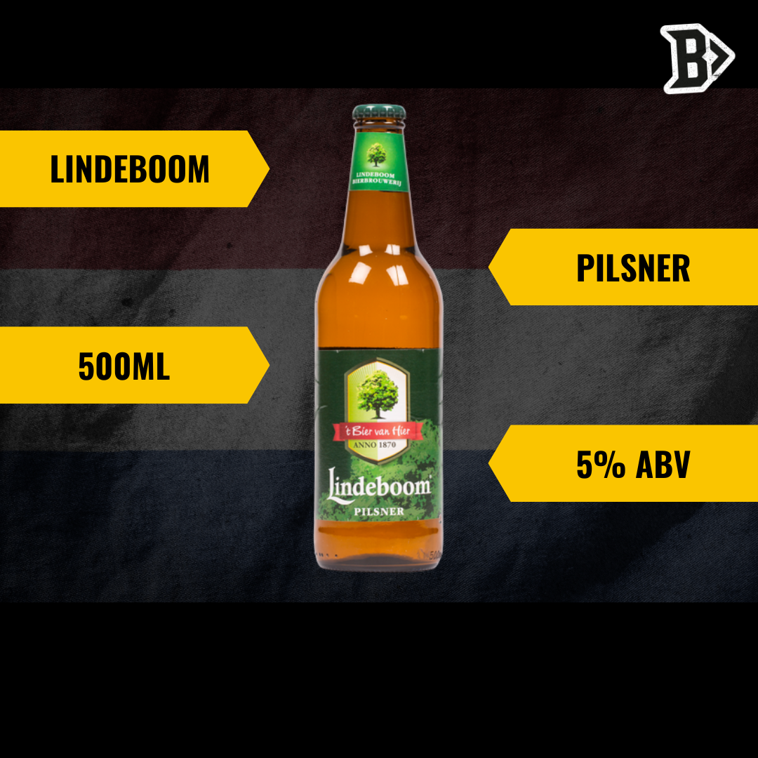 Lindeboom Pilsner 500ml Bottles - 5.0% ABV (12 Pack)
