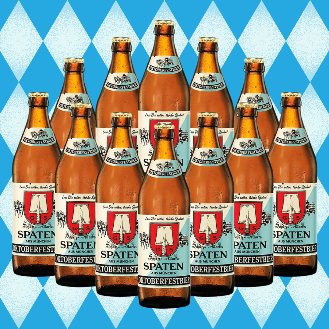 Spaten Oktoberfest Beer 500ml Bottles - 5.9% ABV (Multipack)