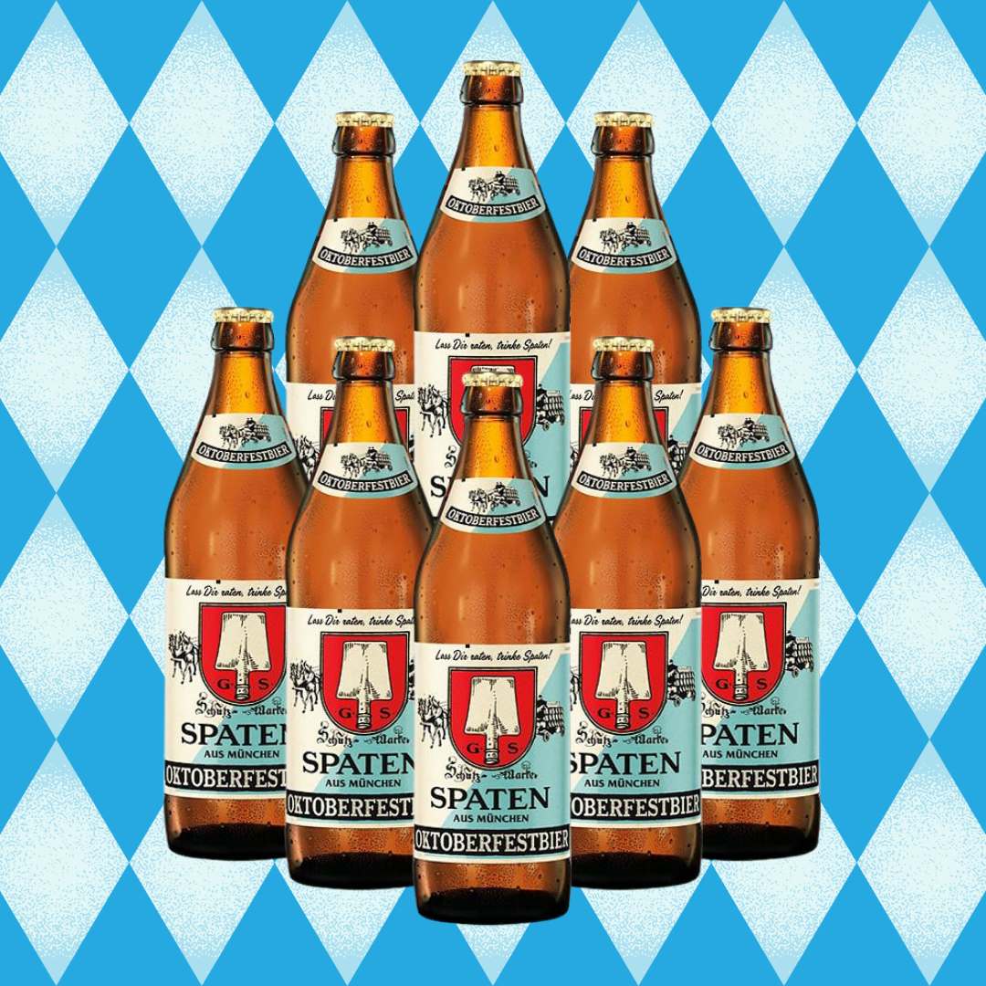 Spaten Oktoberfest Beer 500ml Bottles - 5.9% ABV (Multipack)