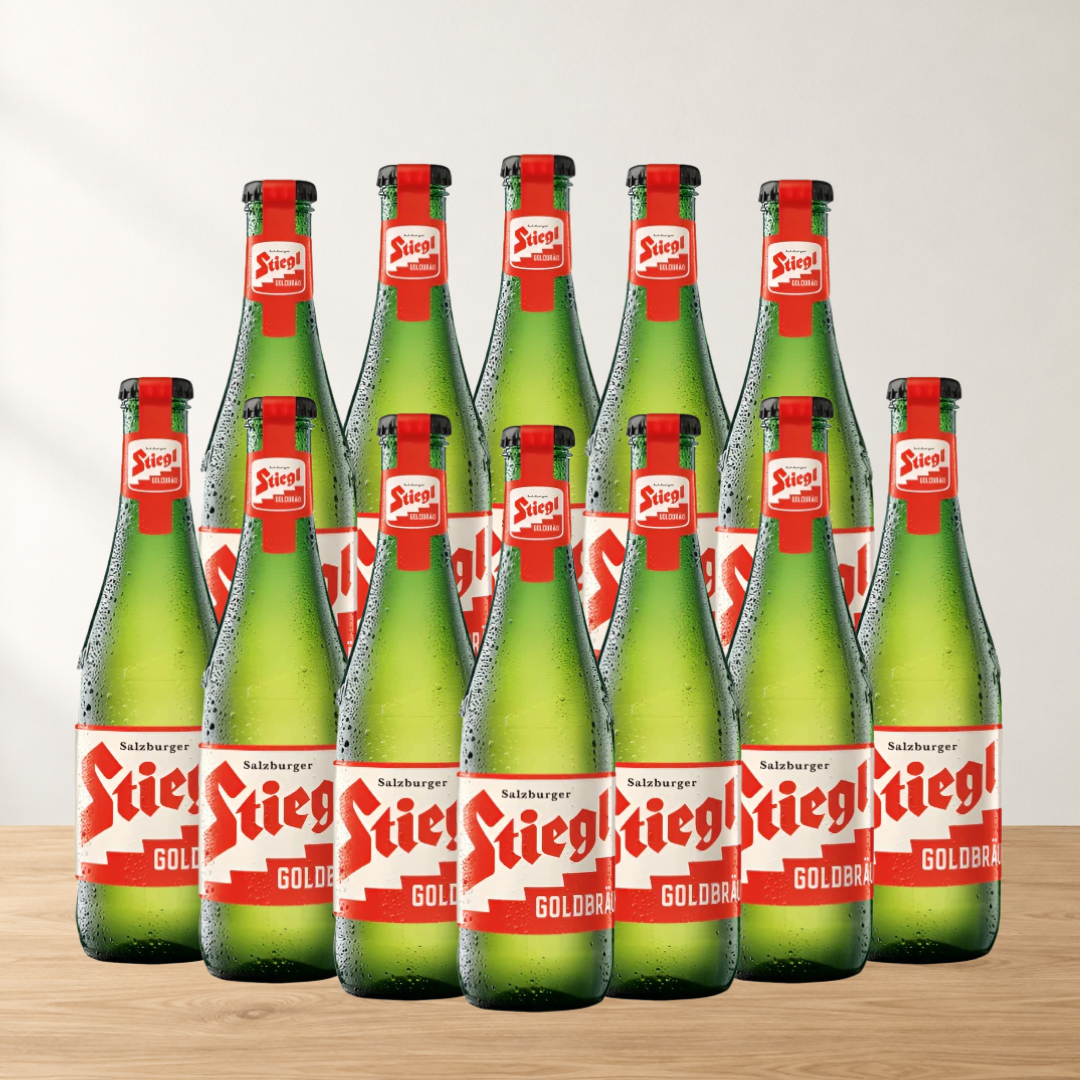 Stiegl Goldbrau Austrian Lager 330ml Bottles - 5.0% ABV (12 Pack)