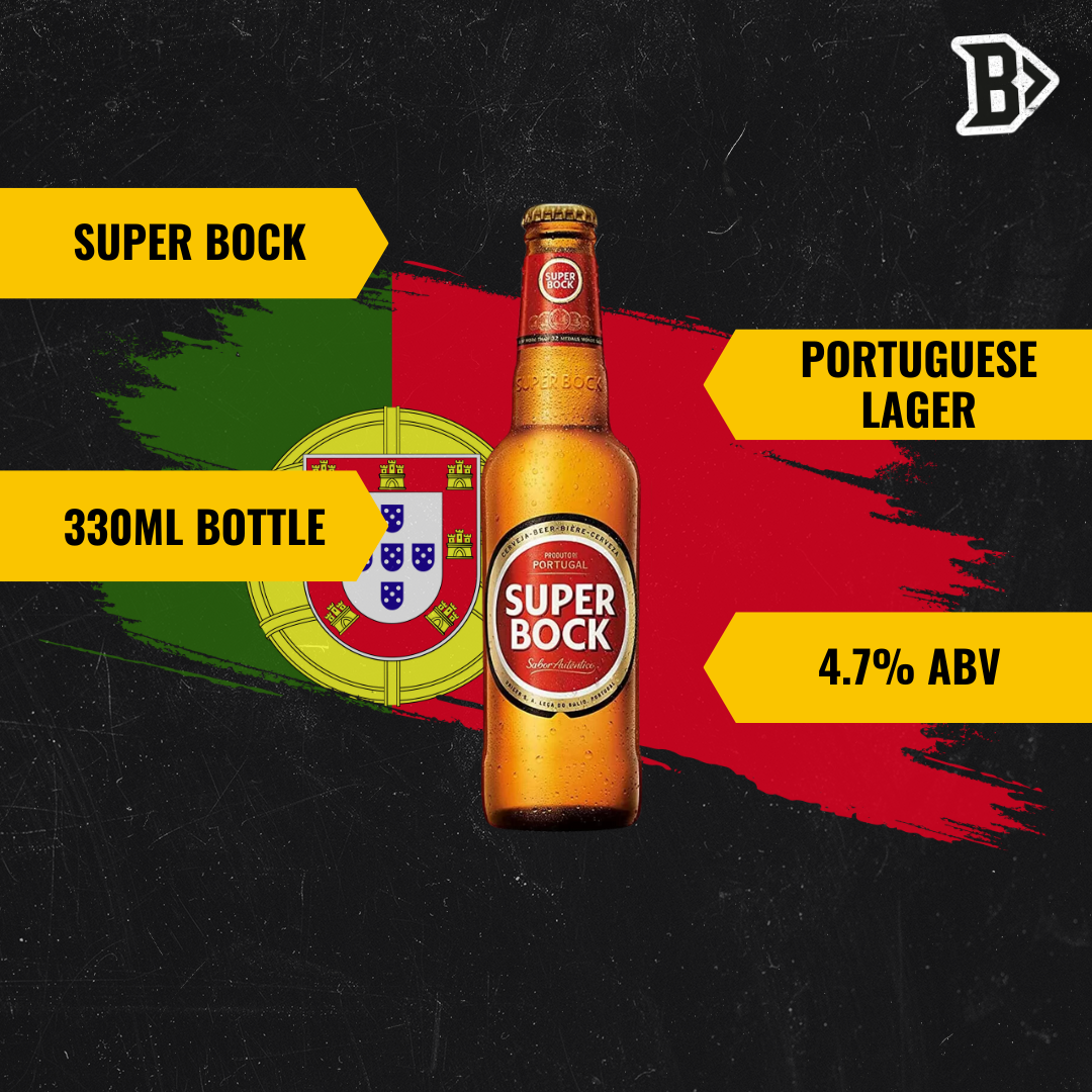 Super Bock Portuguese Lager 330ml Bottles - 4.7% ABV (12 Pack) - BEERHUNTER