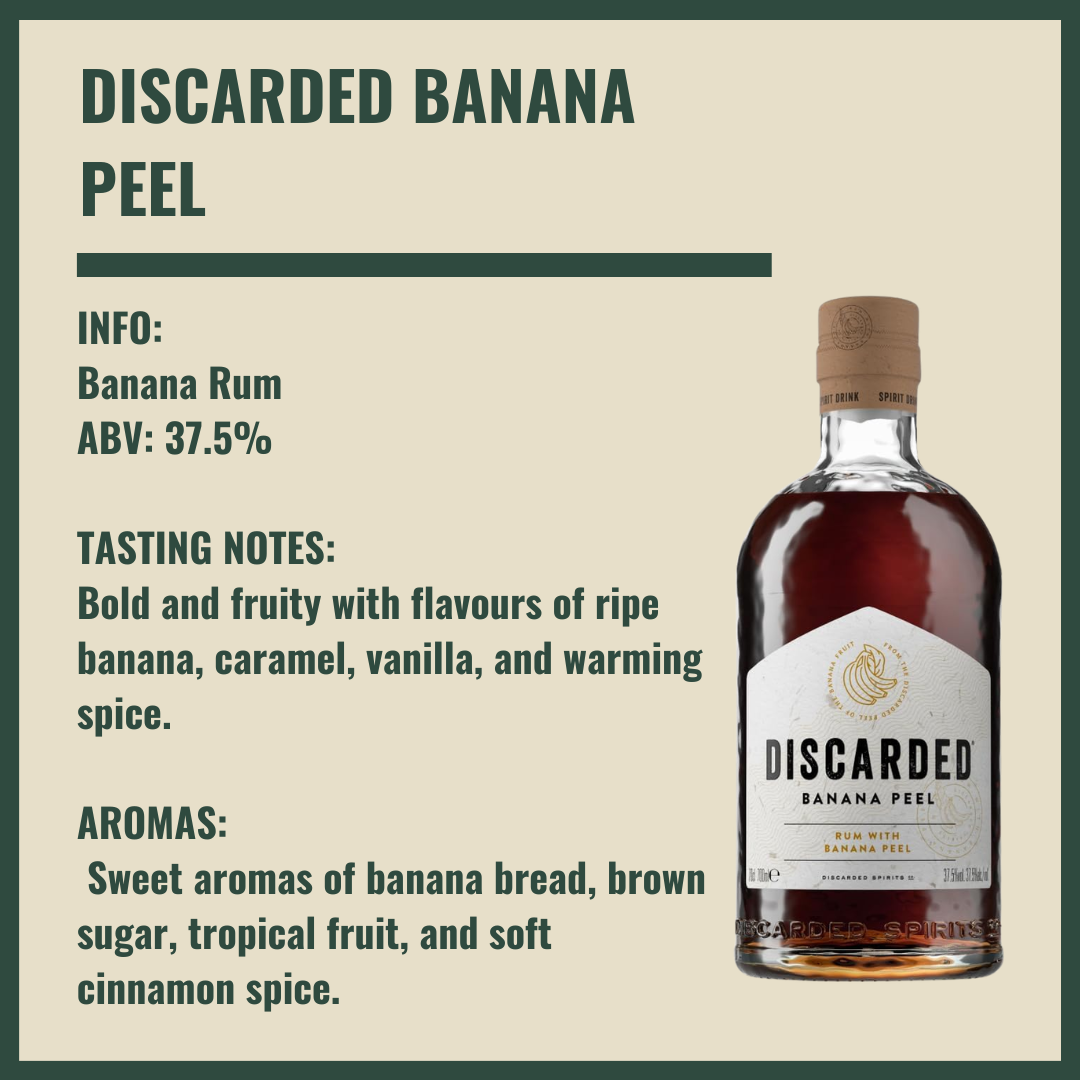 Personalised Discarded Banana Peel Rum Gift Set - 70cl (37.5% ABV)