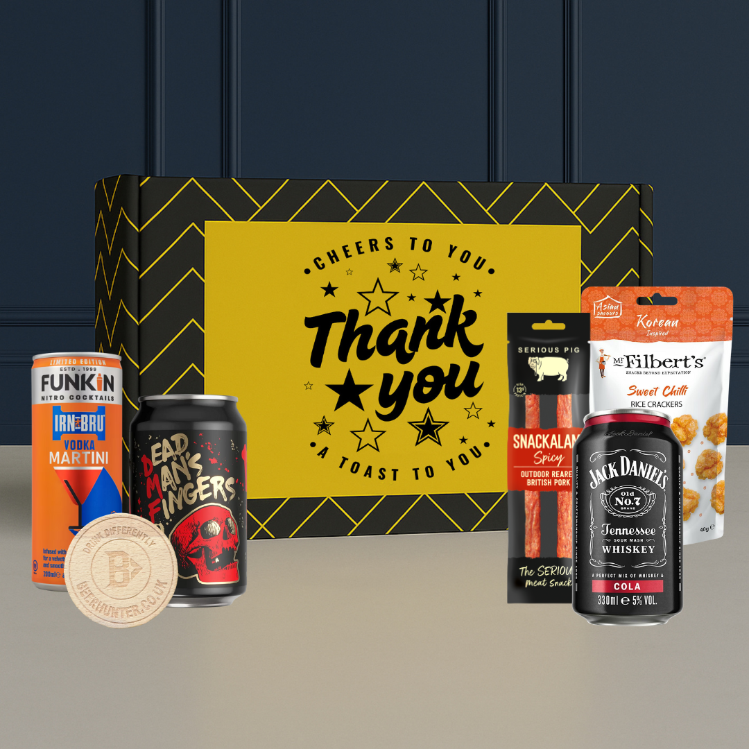 Party Box Gifts For Him Gift Differently Set (Dead Mans Fingers Rum & JD)