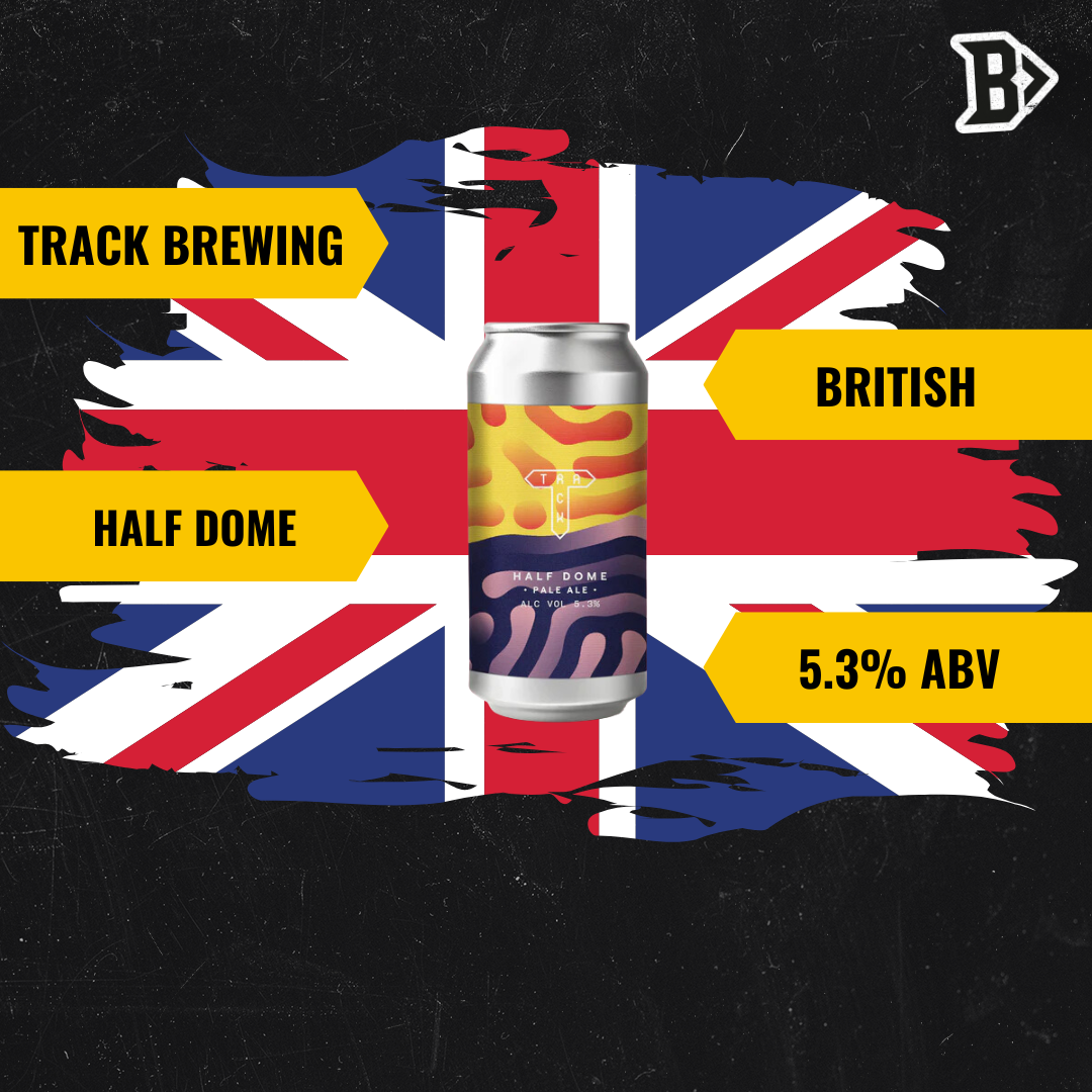 Track Brewing Half Dome British Pale Ale 440ml Cans - 5.3% ABV (12 Pack)