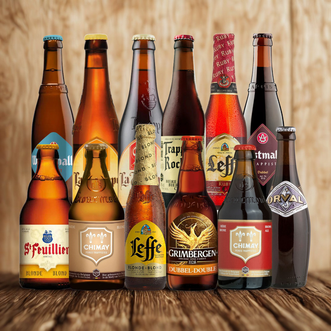 Best of Belgian Trappist and Abbey Beer Mixed Beer Case (12 Pack)
