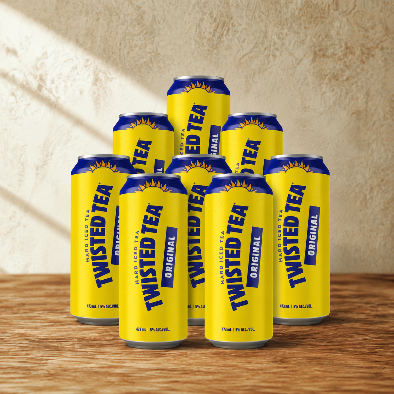 Twisted Tea Original American Hard Iced Tea 473ml Cans – 5.0% ABV (Multipack)