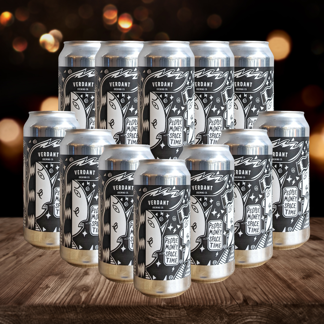 Verdant People Money Space Time British Session IPA 440ml Cans - 3.4% ABV (12 Pack)