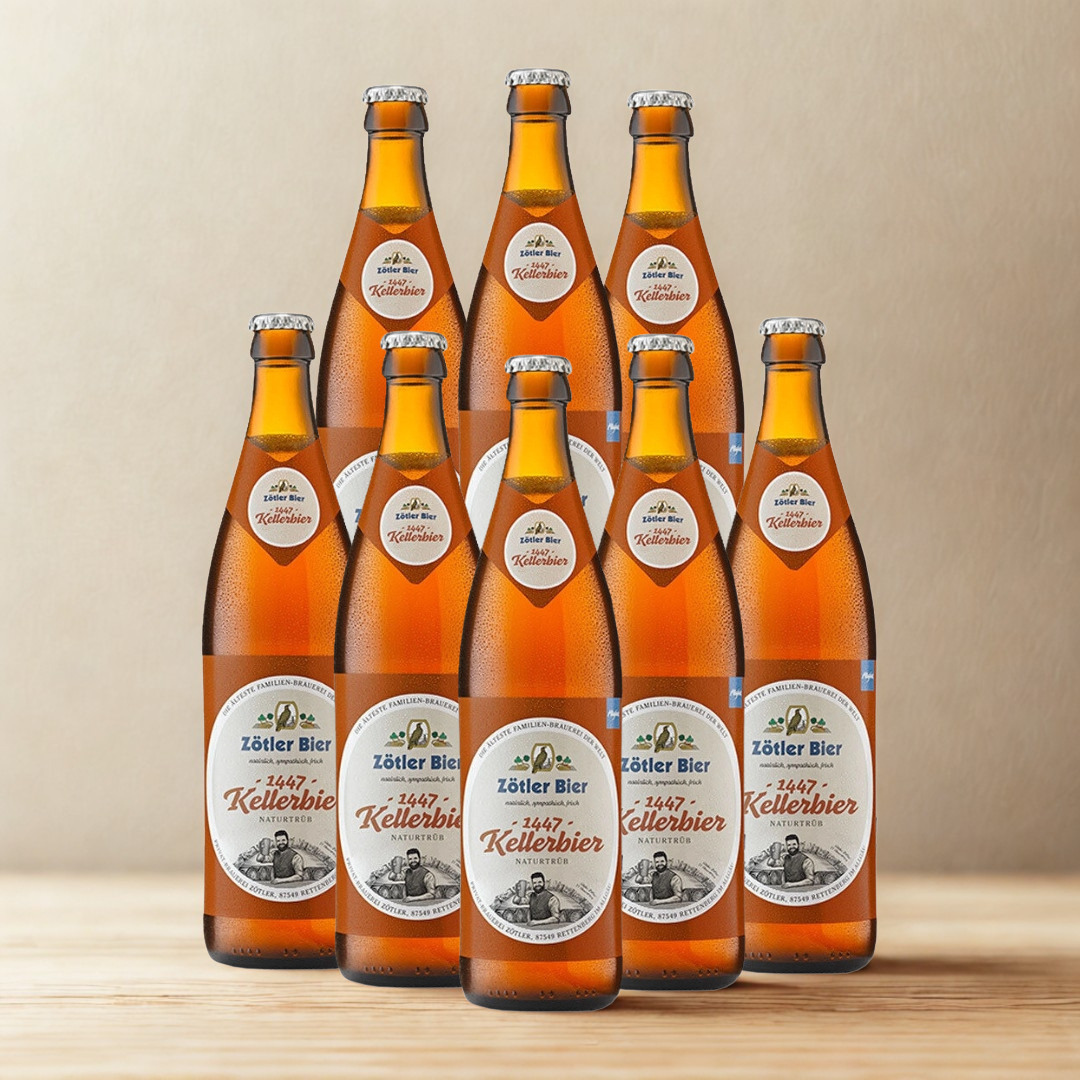 Zötler 1447 German Kellerbier 500ml Bottles - 4.9% ABV - BBD 08/10/26
