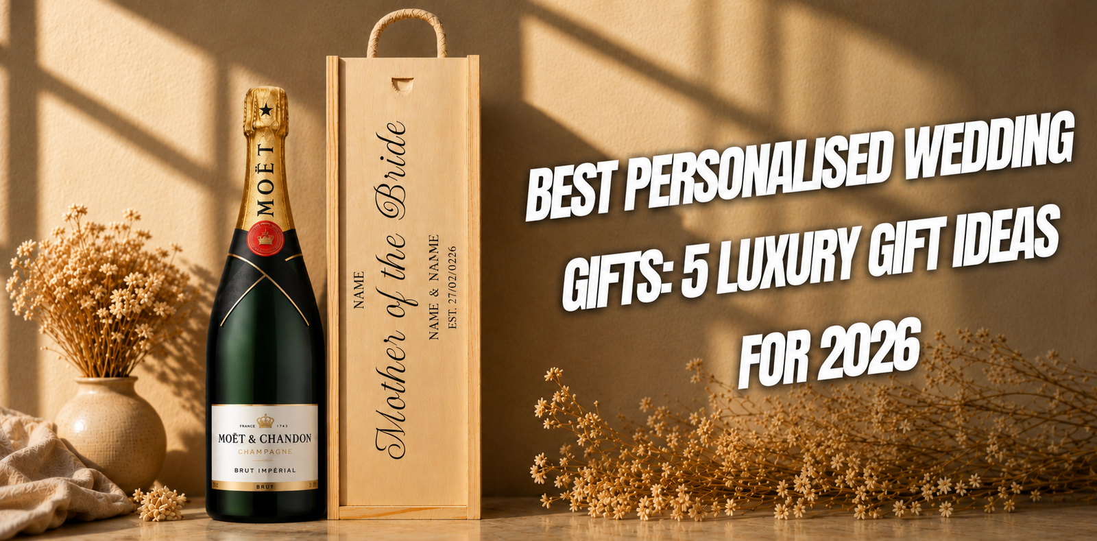 Best Personalised Wedding Gifts: 5 Luxury Gift Ideas For 2026