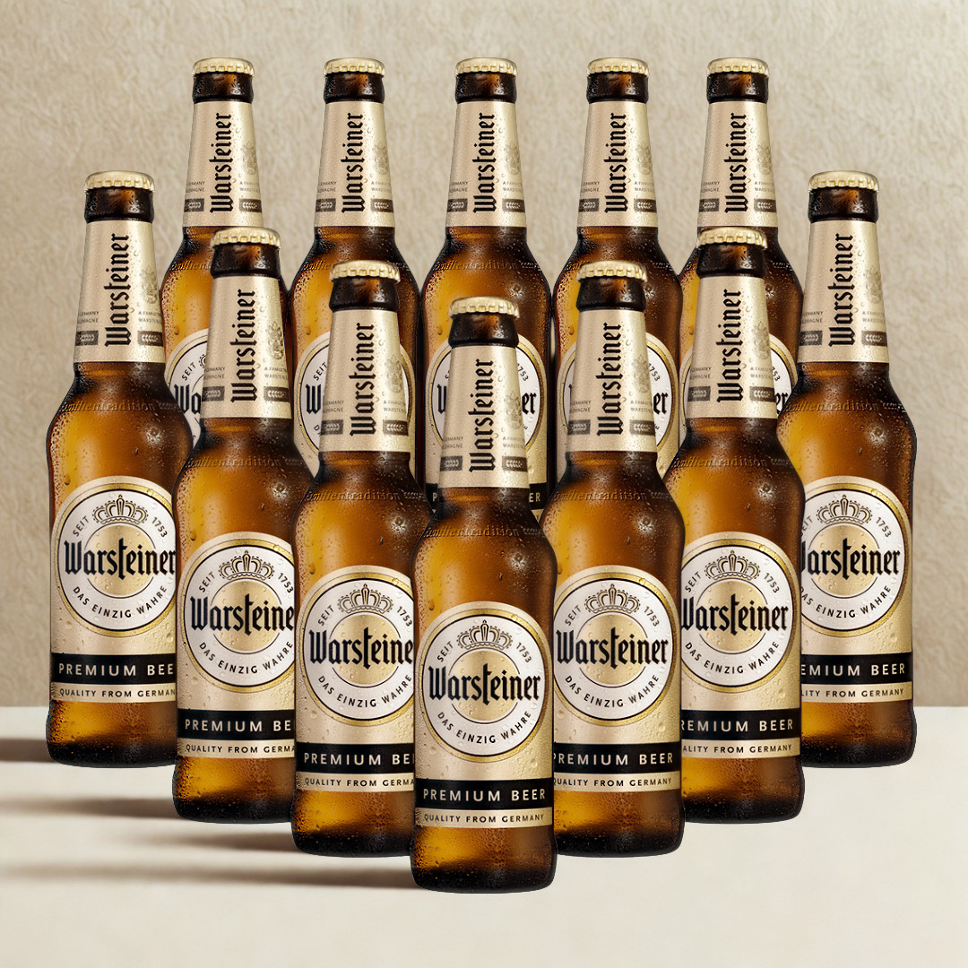 Warsteiner German Pilsner 330ml Bottles - 4.0% ABV (Multipack)