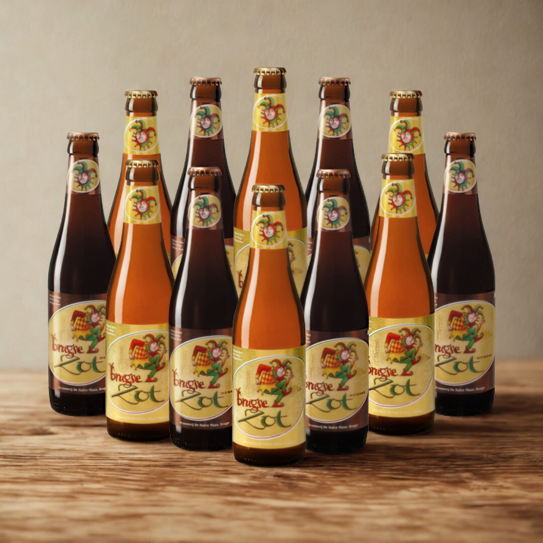 Brugse Zot Belgian Mixed Case (Blonde & Bruin) 330ml Bottles – (12 Pack)