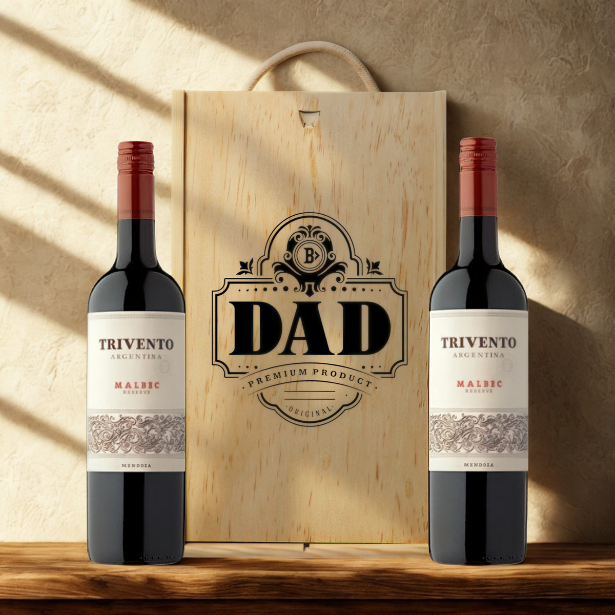 Best Dad Wine Gift Set – Premium Red &amp; White Wine Selection