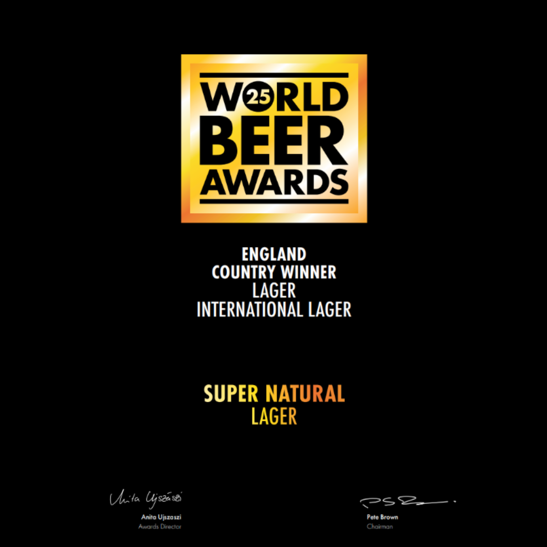 Roley's Super Natural Lager 4.4% ABV (12 x 330ml)