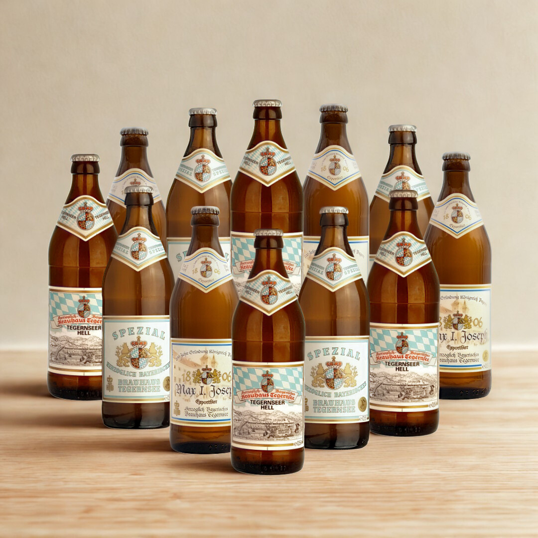 Tegernseer German Beer Mixed Case (Helles, Max-Joseph &amp; Spezial) – (12 Pack)