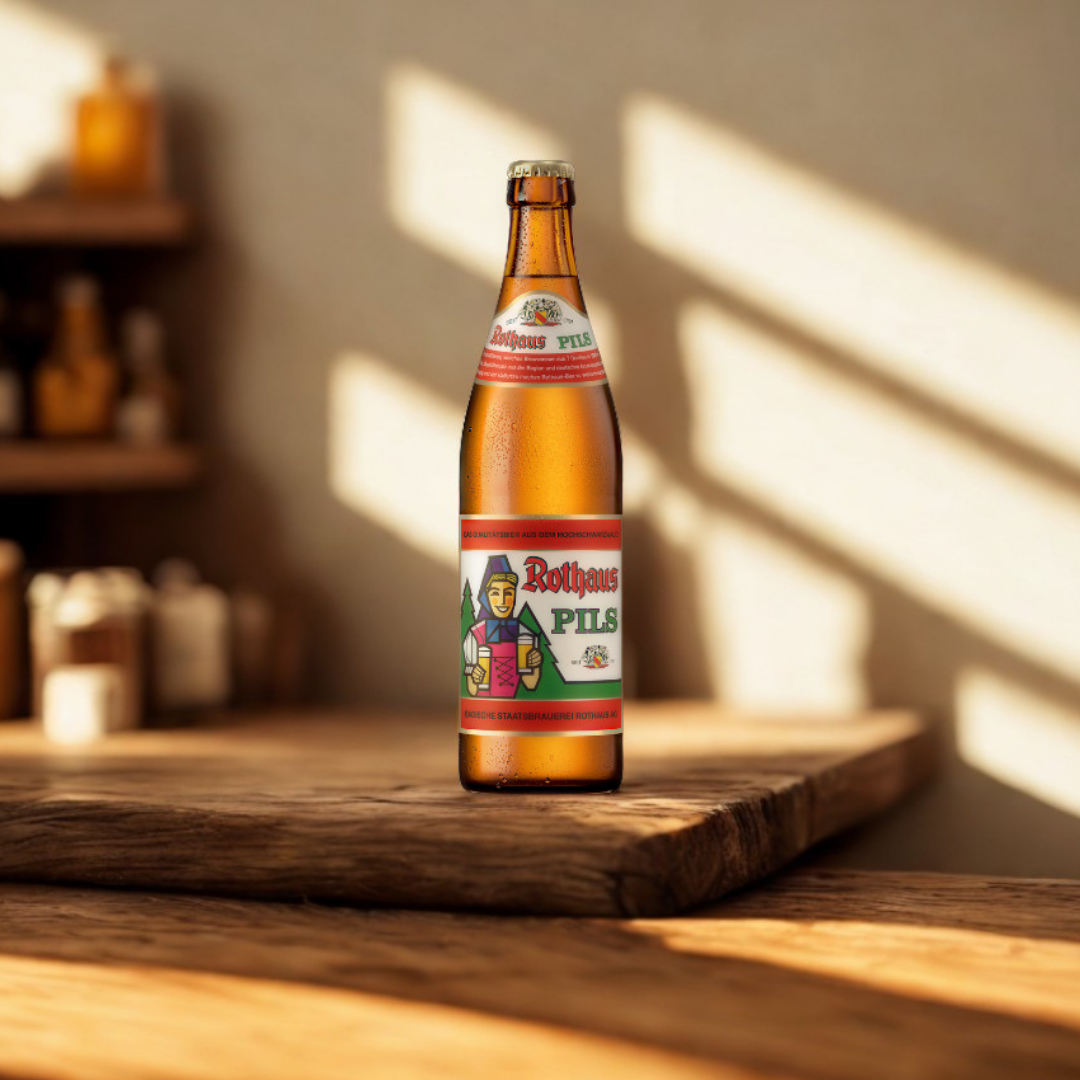 Rothaus German Pils 500ml Bottles - 5.1% ABV (Multipack)
