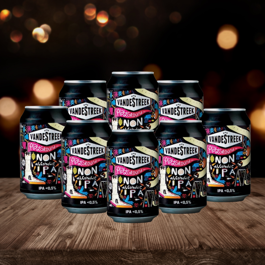 VandeStreek Fun House Dutch Non-Alcoholic New England IPA 330ml Cans - 0.5% ABV (Multipack)