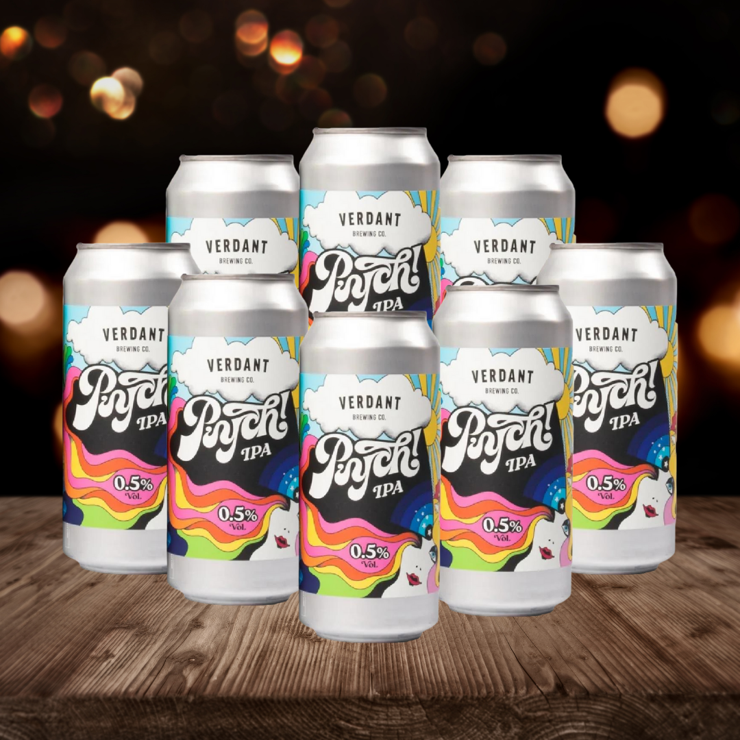 Vedant Psych British Low Alcohol IPA 440ml Cans - 0.5% ABV (multipack)
