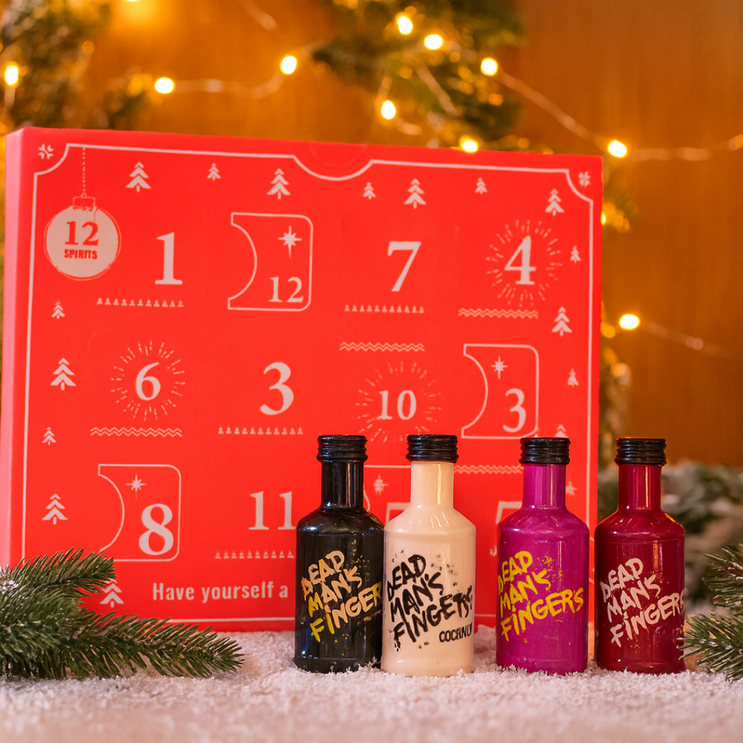 12 Rums of Christmas Dead Man’s Fingers Advent Calendar 2026 – Rum Miniature Christmas Gift Set (12 x 5cl)