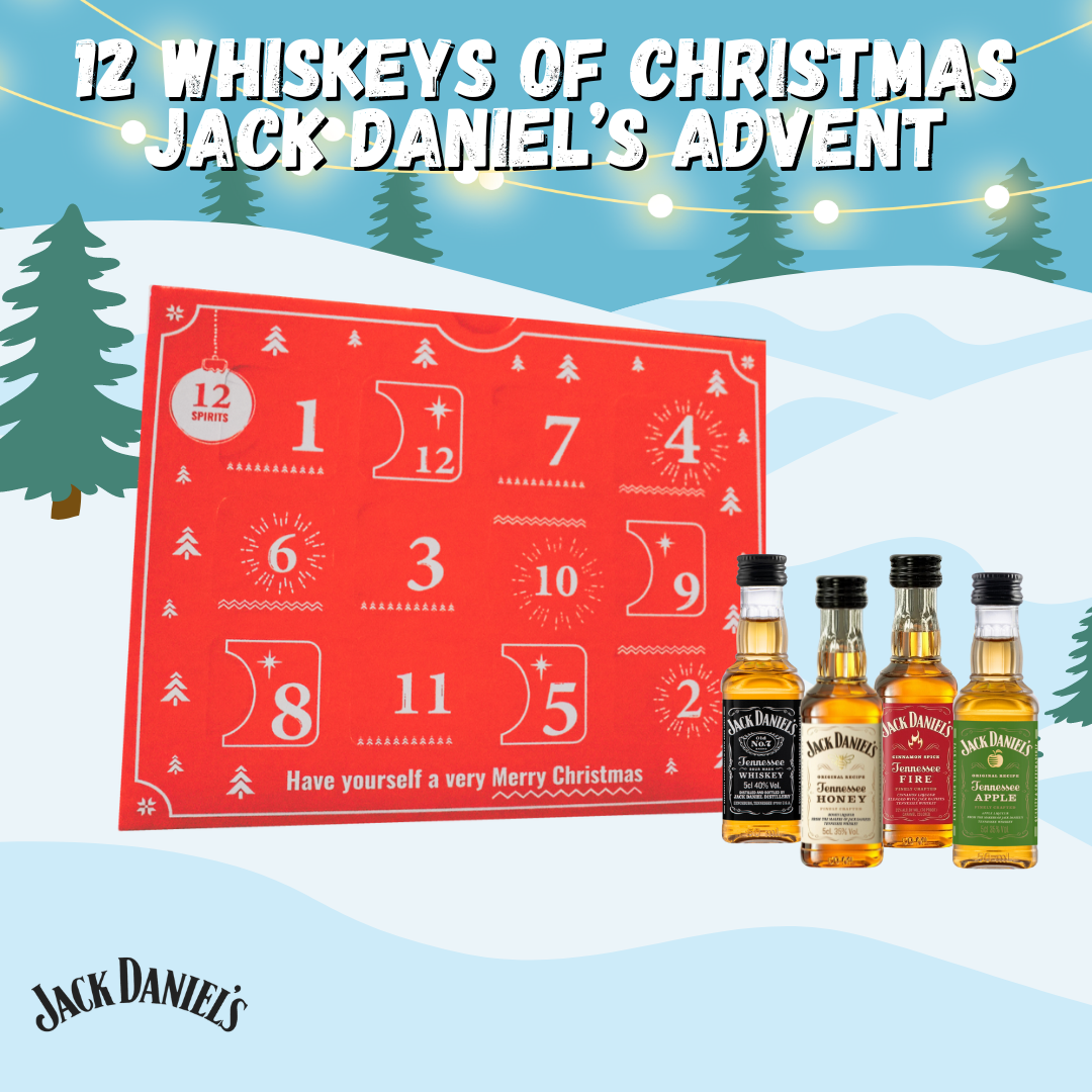 12 Whiskeys of Christmas Jack Daniel's Advent Calendar 2024 - (12 x 5cl) - BEERHUNTER