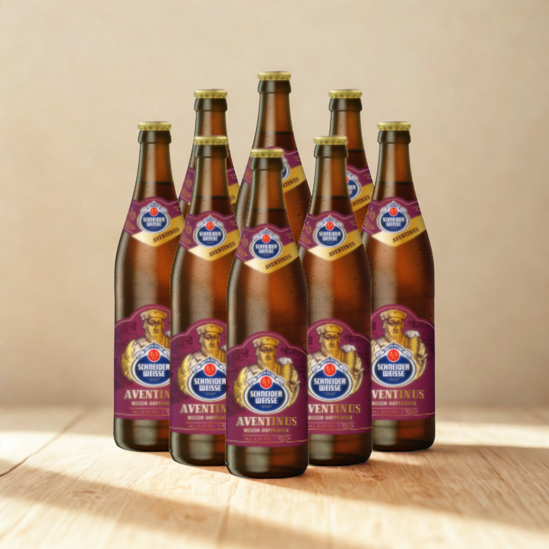 Schneider Weisse Aventinus Tap 6 German Wheat Beer 500ml Bottles - 8.2% ABV (Multipack)