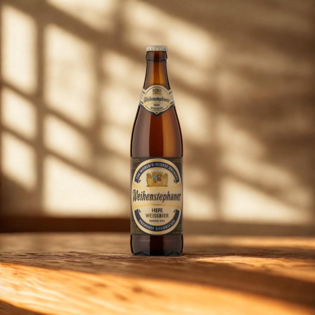 Weihenstephaner German Heffe Weiss Wheat Beer 500ml Bottles - 5.40% ABV (Multipack)
