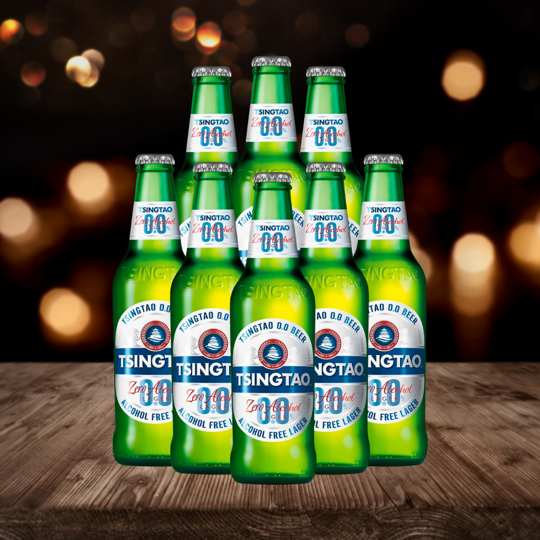 Tsingtao Alcohol Free Lager 330ml - 0.0% ABV (12 pack)