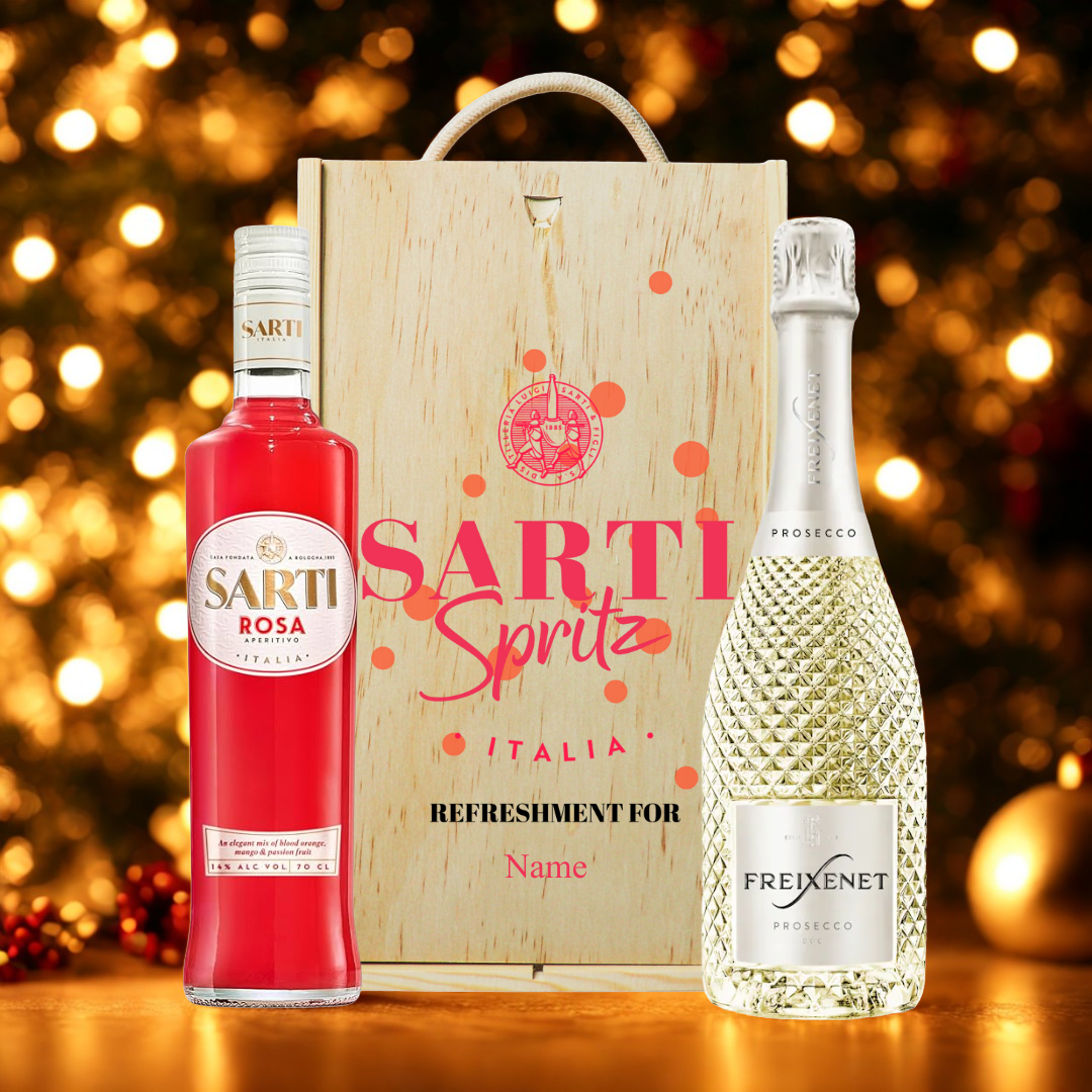 Personalised Sarti with Freixenet Prosecco Sarti Spritz Gift Set (2x70cl) 14% ABV