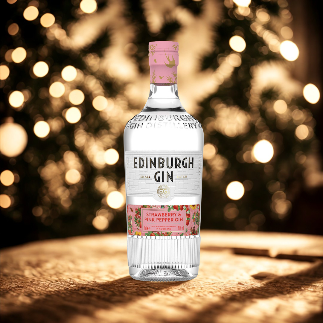 Edinburgh Strawberry Pink Pepper Gin Liqueur (70cl) - 40%
