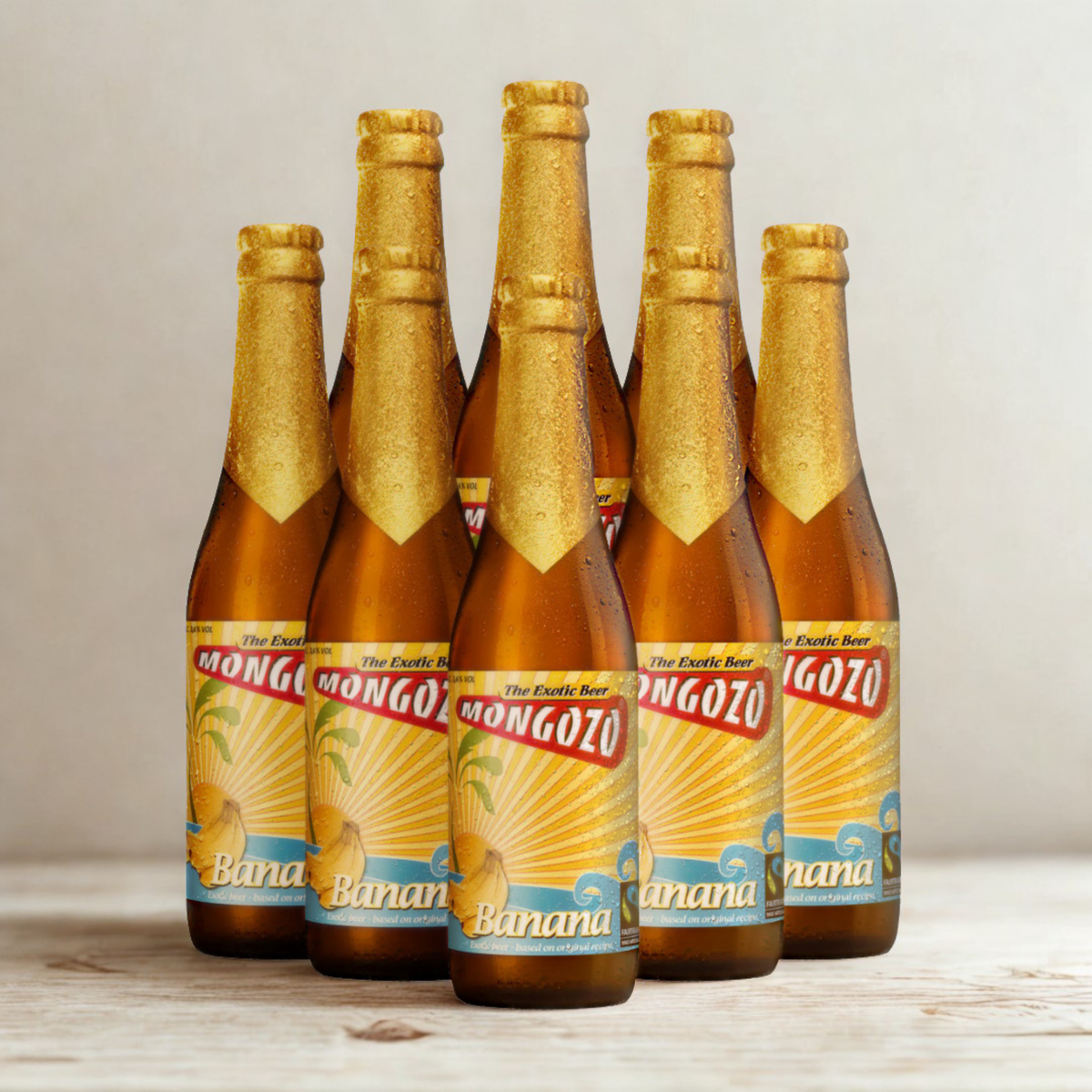 Mongozo Banana Beer 330ml Bottles - 3.6% ABV (Multipack)
