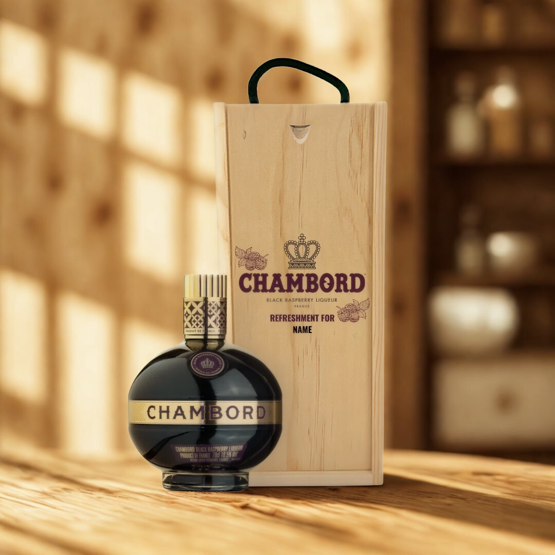 Personalised Chambord Black Raspberry Liqueur 70cl (16.5%)