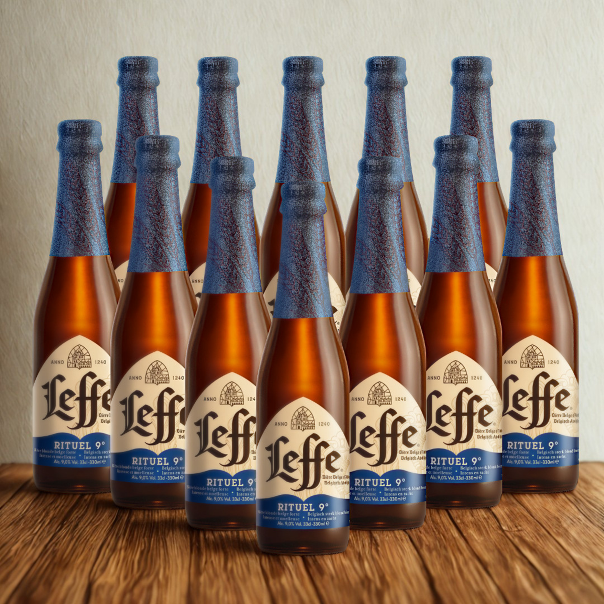 Leffe Belgian Rituel 9 Strong Pale Beer 330ml Bottles - 9.0% ABV (Multipack)