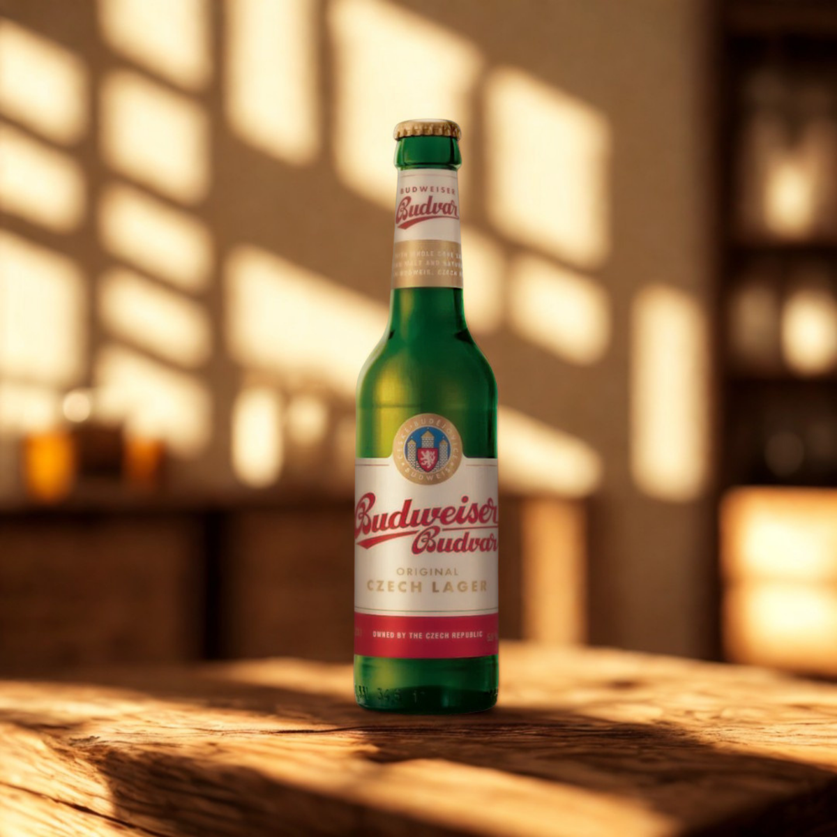 Budweiser Budvar Czech Lager 330ml Bottles - 5% ABV (Multipack)
