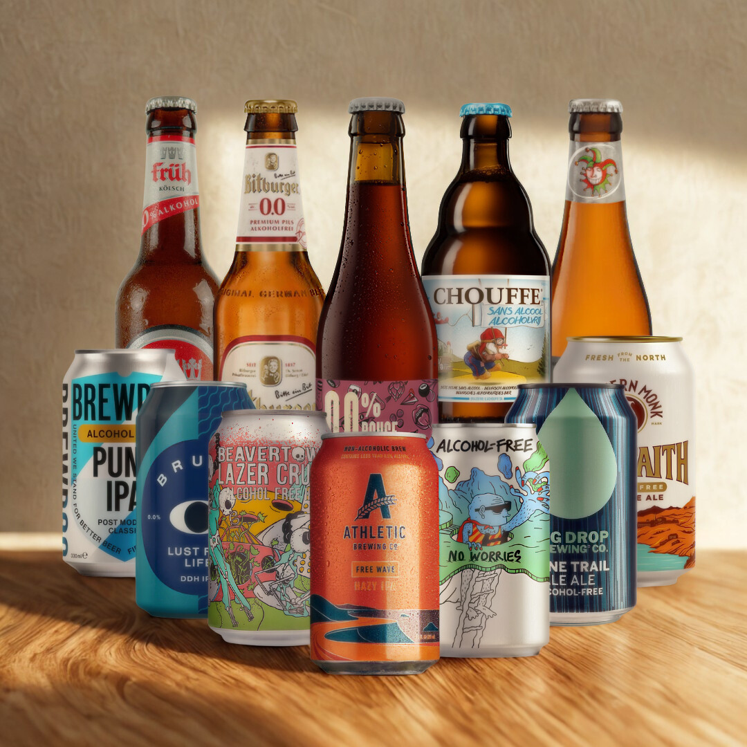 Craft Beer Low/No Alcohol Mixed Craft Beer Selection - Full flavour low/no alcohol (12 Pack)
