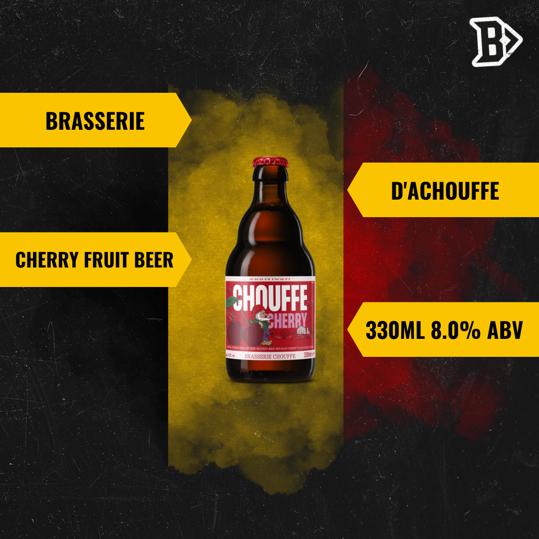 Brasserie d&#39;Achouffe Cherry Belgian Fruit Beer 330ml Bottles (multipack) - 8.0% ABV