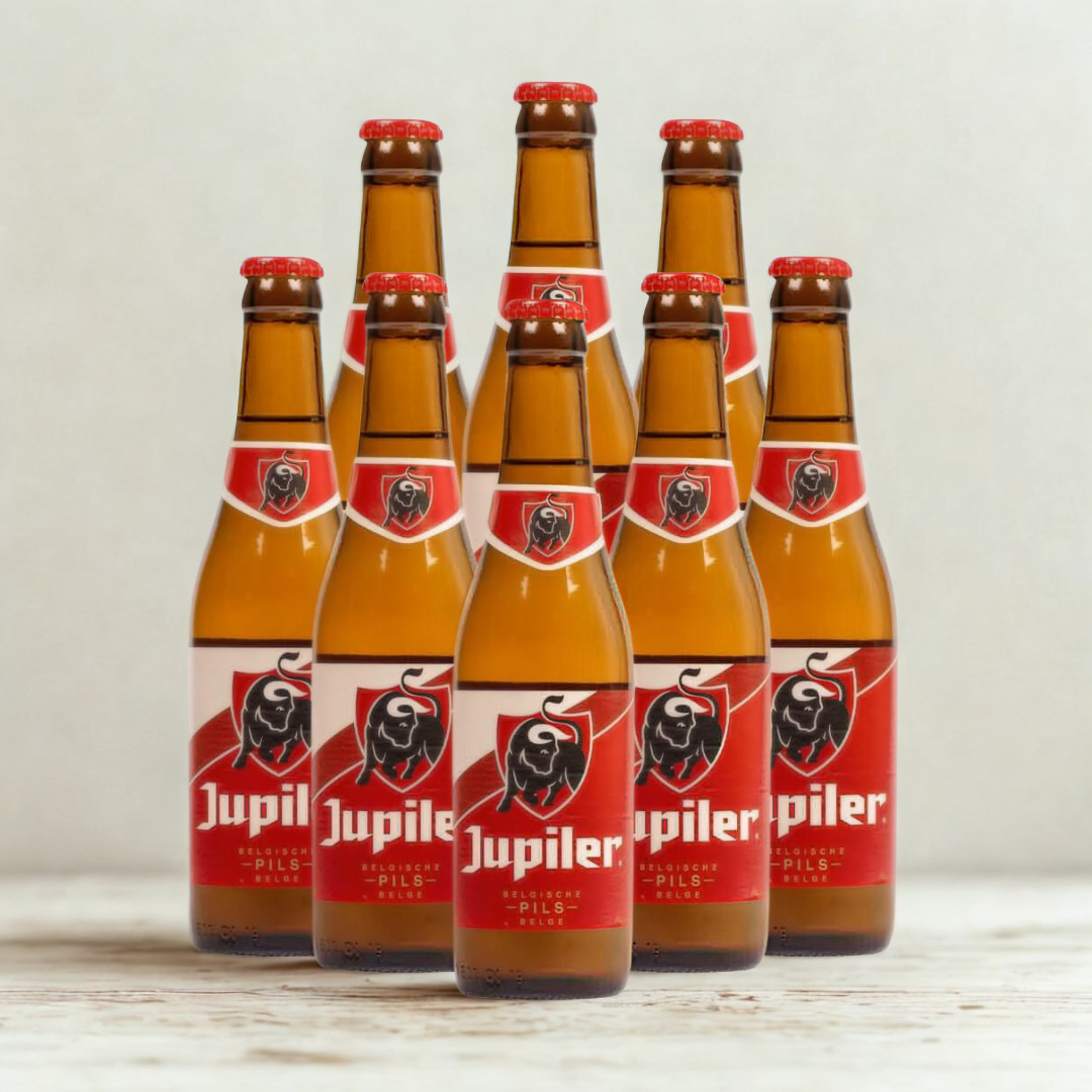 Jupiler Belgian Pils 330ml Bottles 5.2% ABV (Multipack)