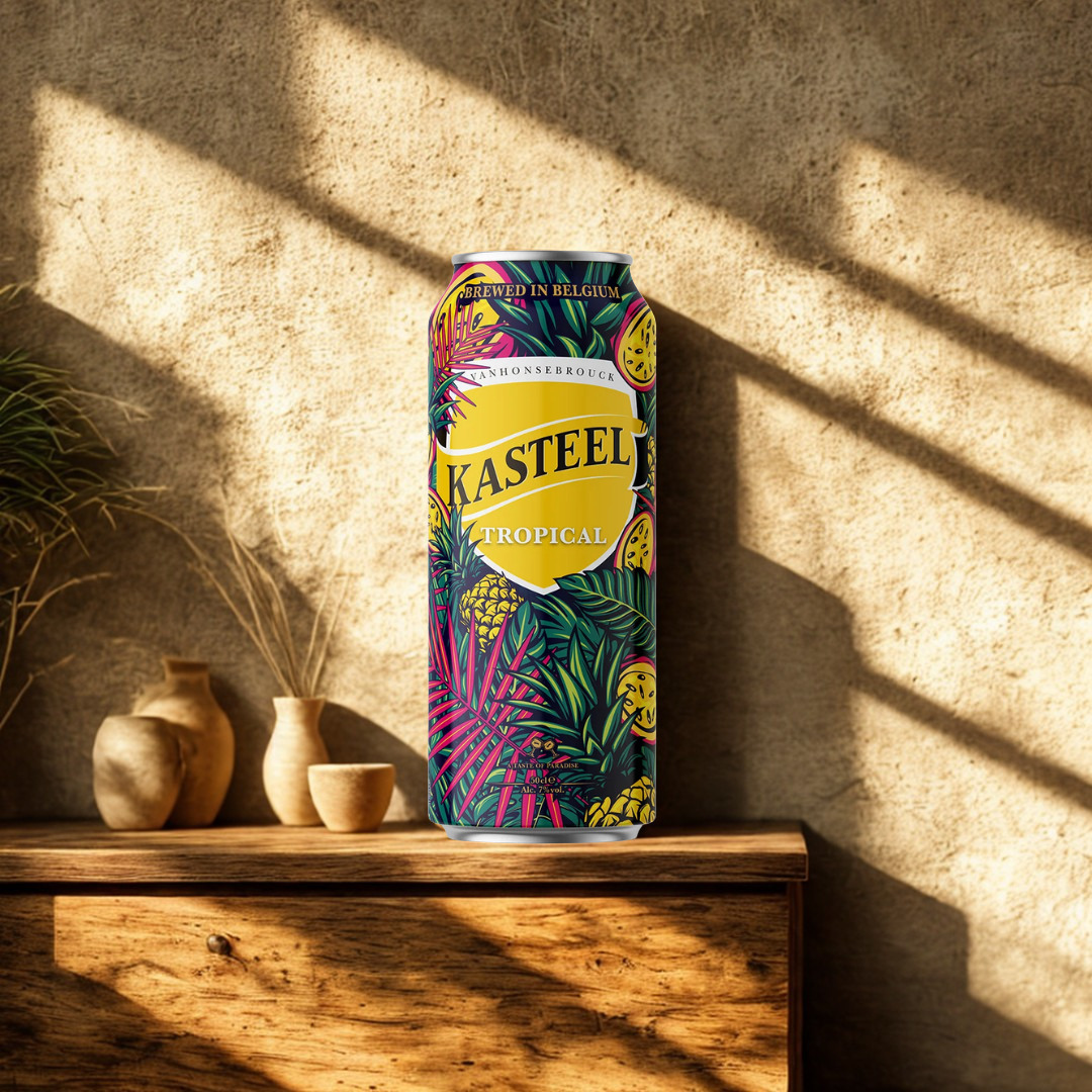 Kasteel Belgian Fruit Beer 500ml Cans Mixed Case 7-8% ABV (12 Pack)