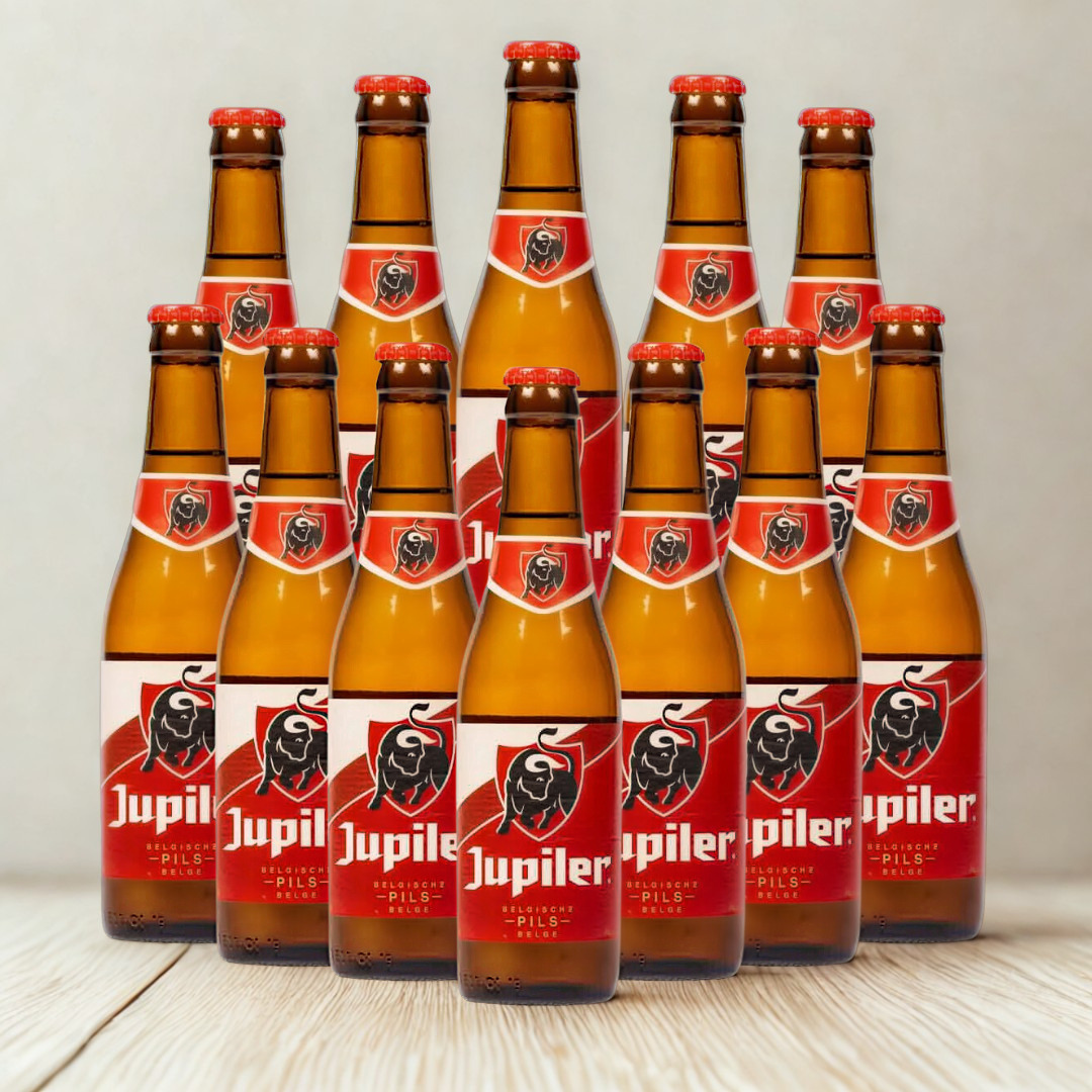 Jupiler Belgian Pils 330ml Bottles 5.2% ABV (Multipack)