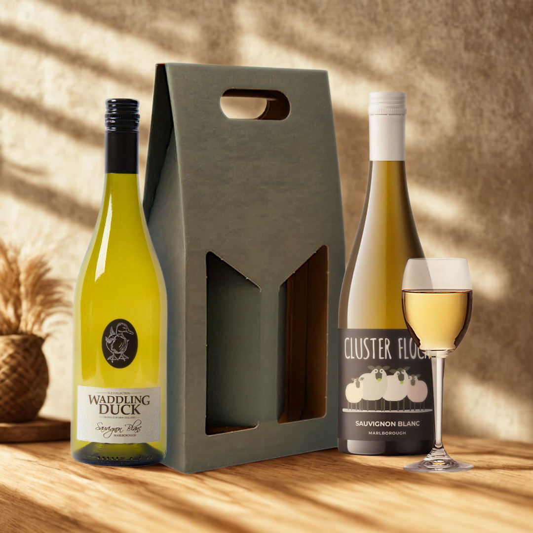 Marlborough Sauvignon Blanc Classic White Wine Gift Sellection – 12.5% ABV (2 x 75cl)