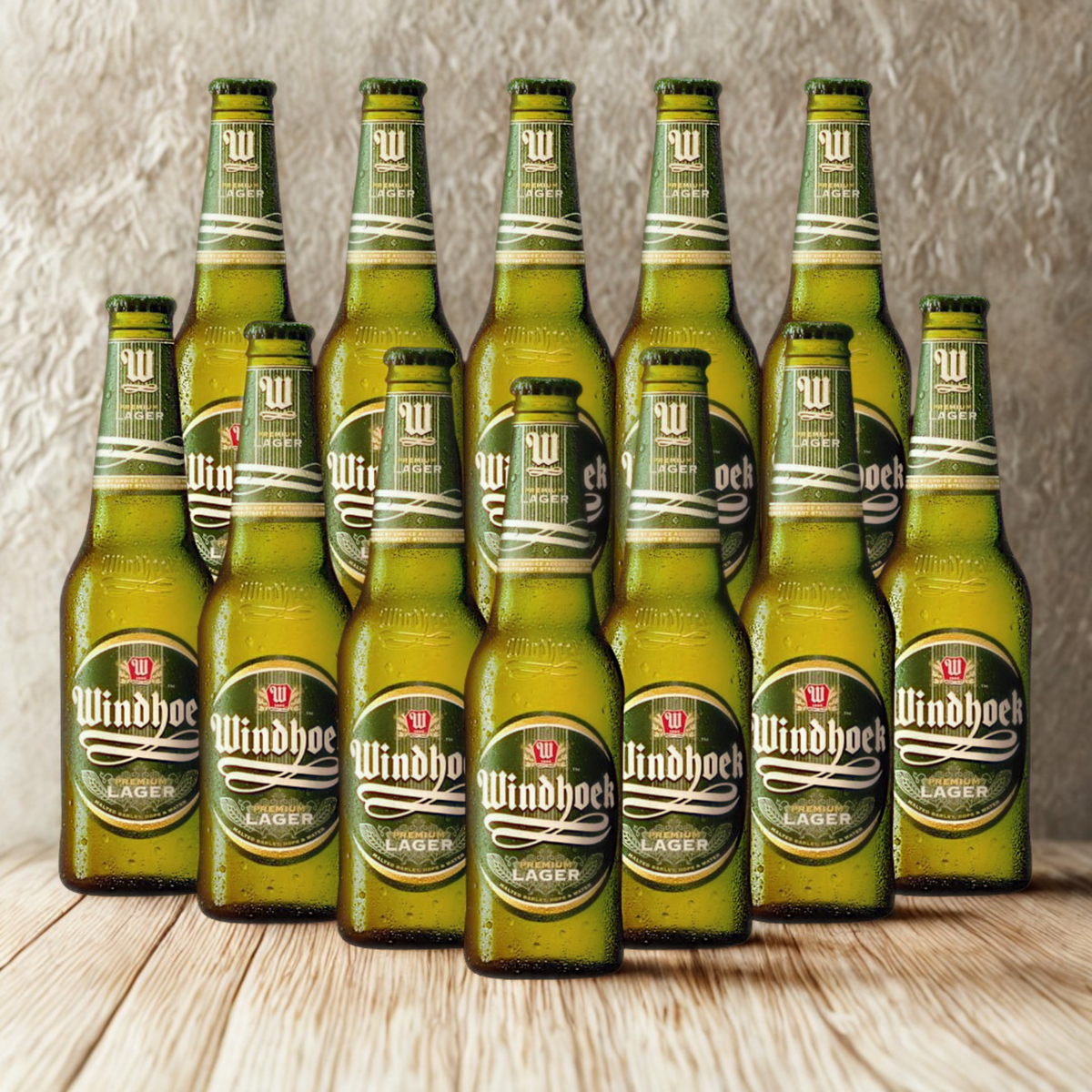 Windhoek Premium Namibian Lager 330ml Bottles (Multipack) - 4.0% ABV