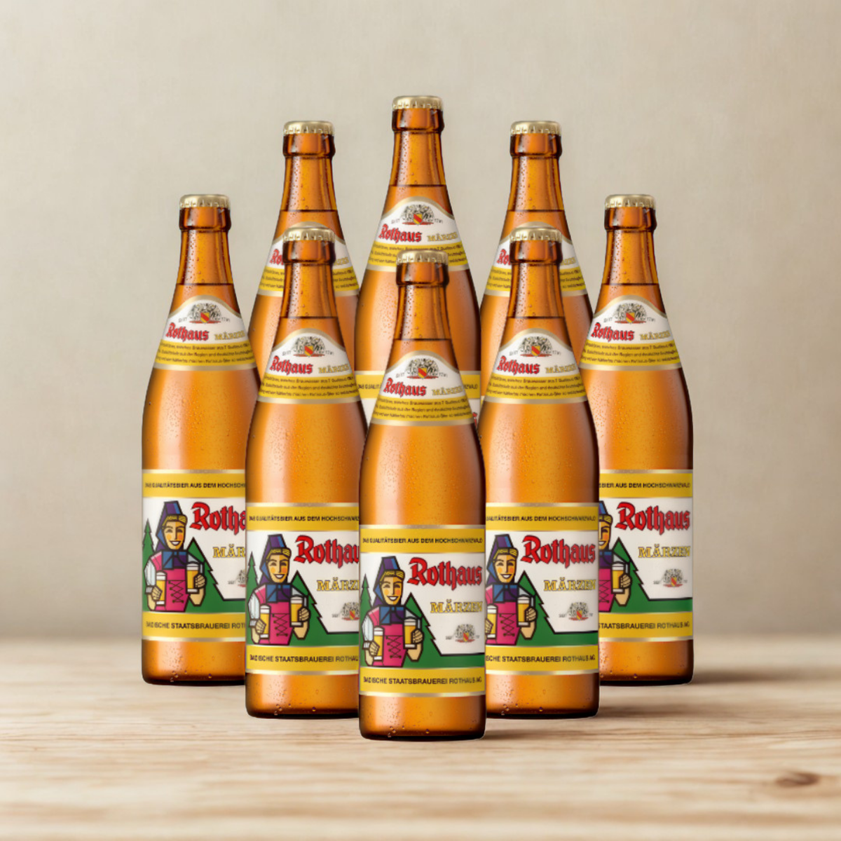 Rothaus German Märzen 500ml Bottles - 5.6% ABV (Multipack)