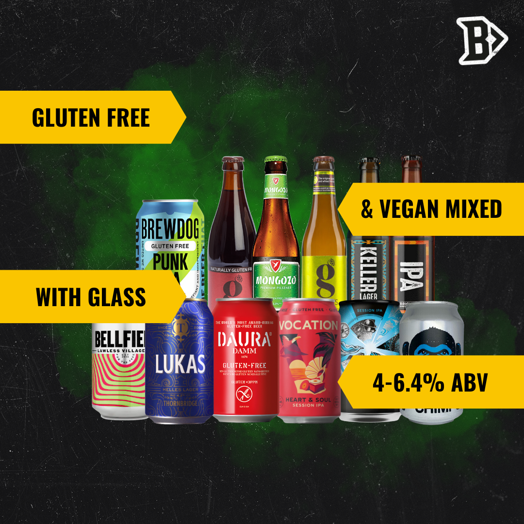 Gluten Free &amp; Vegan Craft Beer Case Gift Set