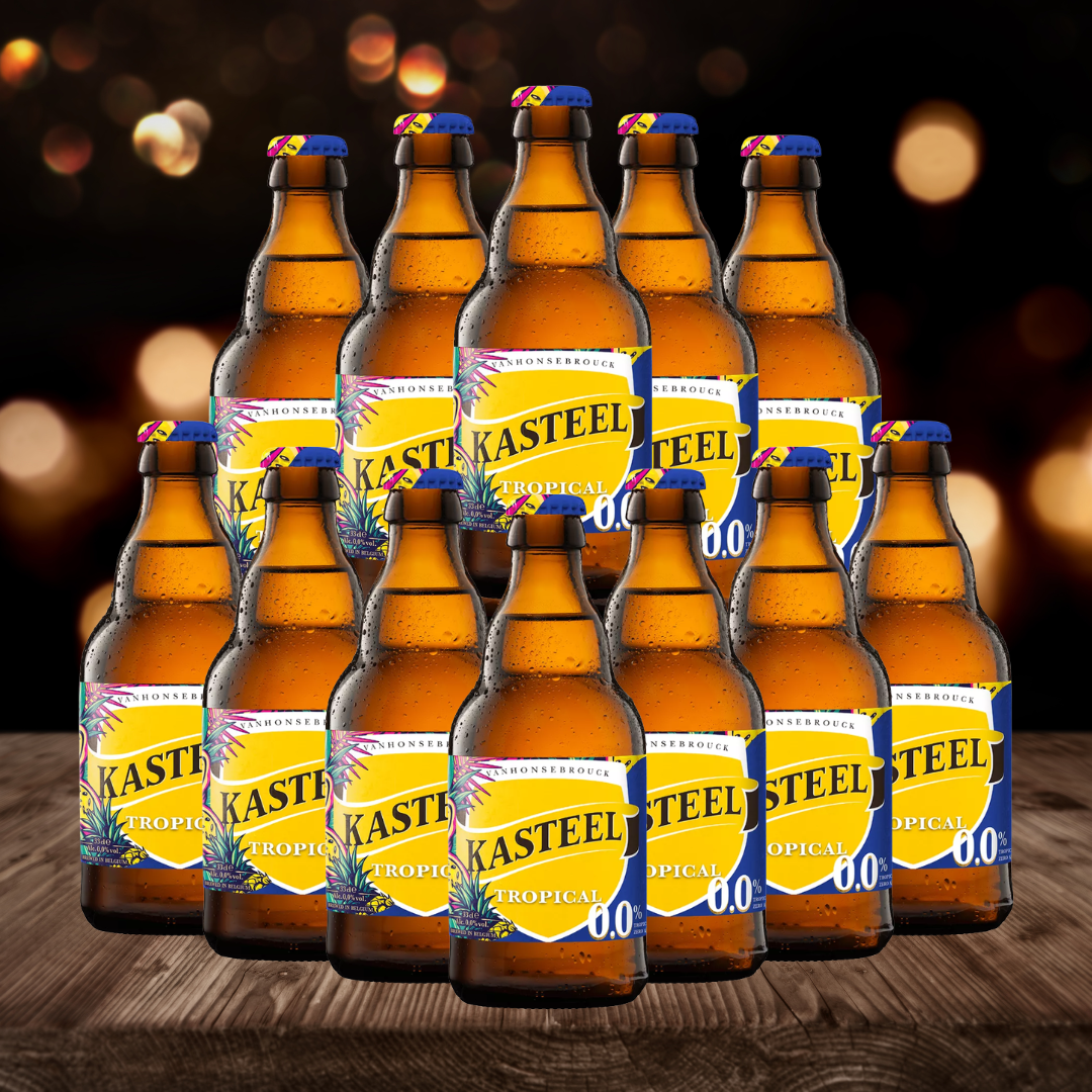 Kasteel Tropical Alcohol Free Fruit Beer Bottles 330ml - 0.0% ABV (Multipack)